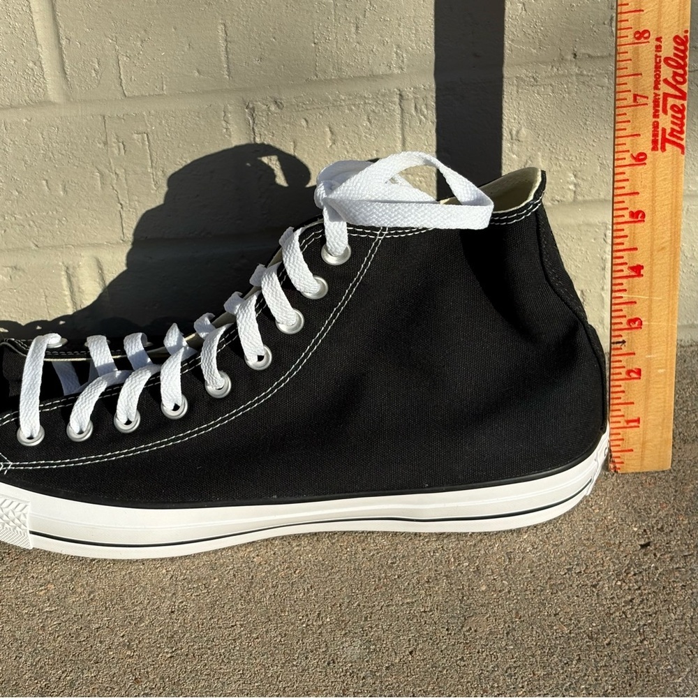 Converse Chuck Taylor All Star Canvas Unisex High Top Black Unisex M-15 W-17 - Picture 11 of 11